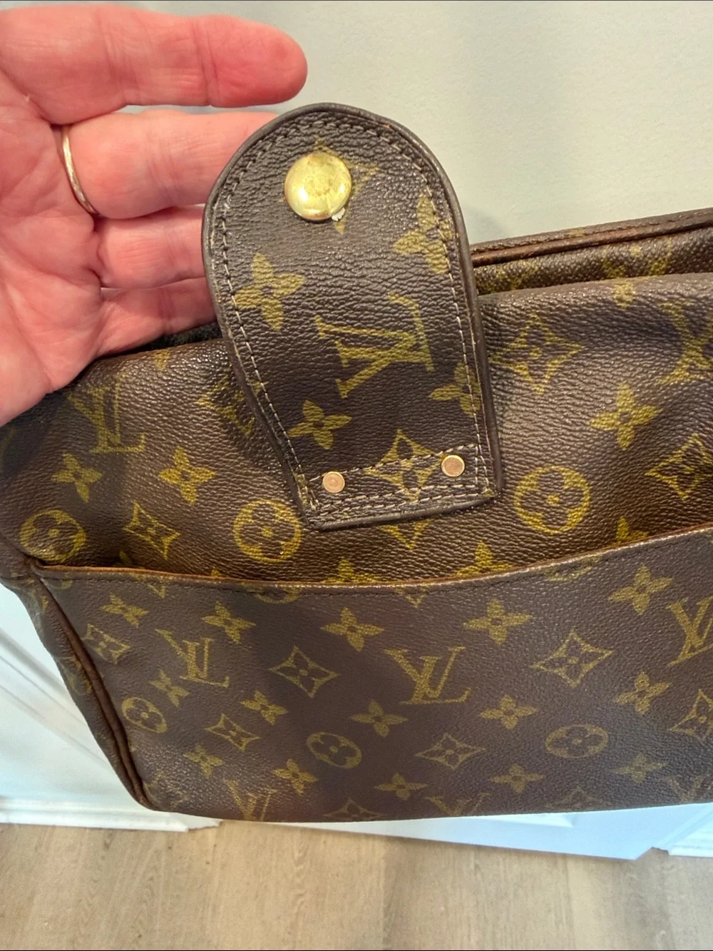 Louis Vuitton Monogram Nile Shoulder/ Crossbody Bag  Date Code not visible